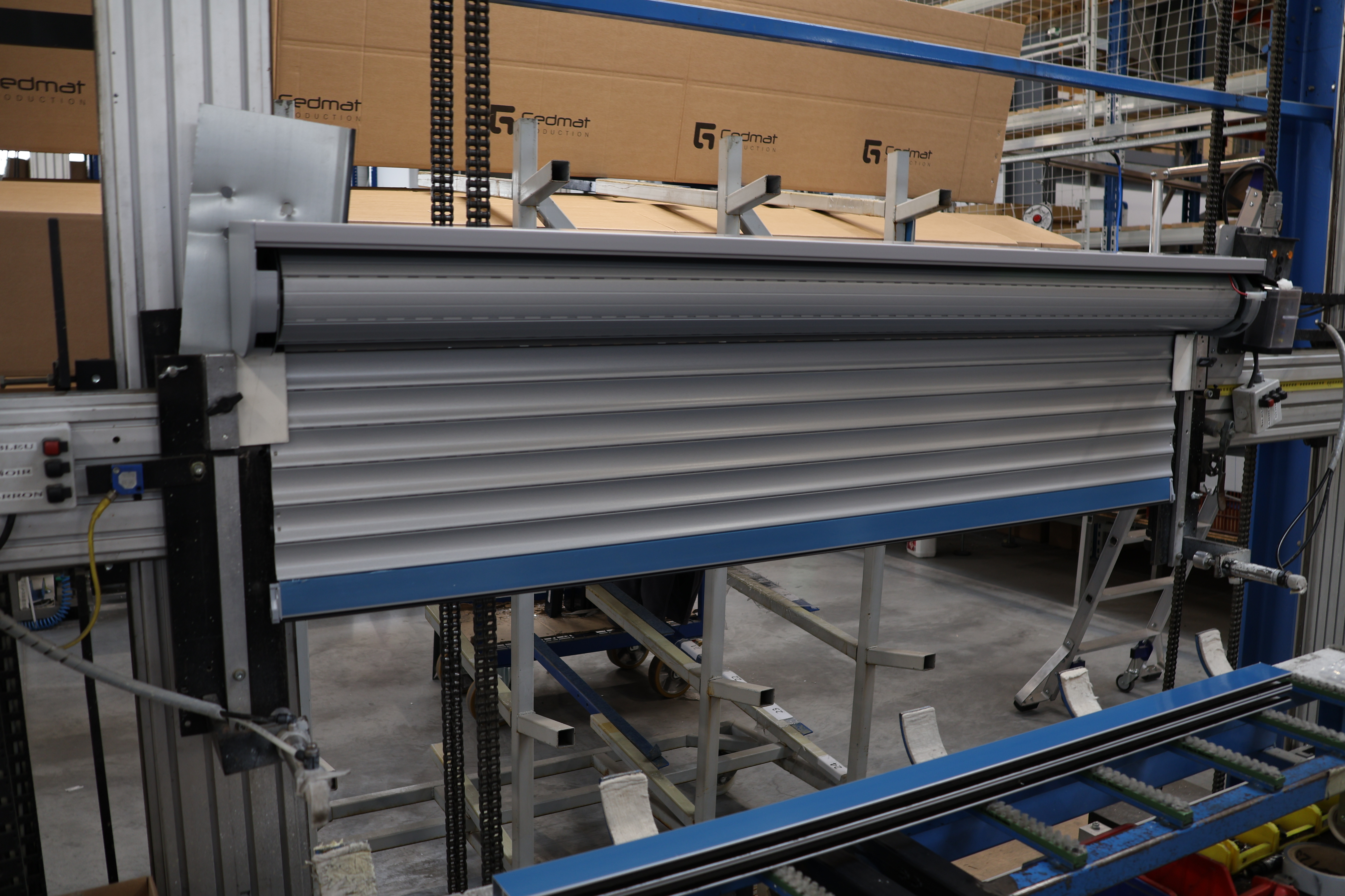 Fabrication d'un volet roulant